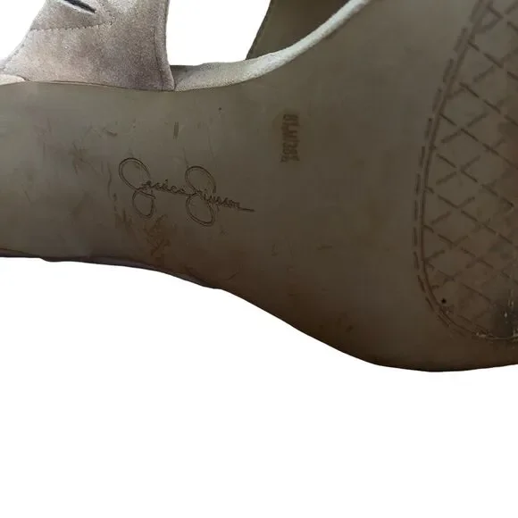 Jessica Simpson Elbella Women's Jeweled Sandals High Heels 8.5 - Picture 13 of 15